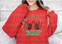 Deck the Halls not your Family Tee