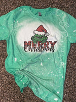 Green Guy Merry Christmas Tee