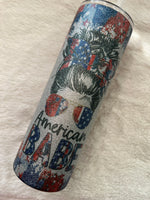 RTS 20oz American Babe Glitter